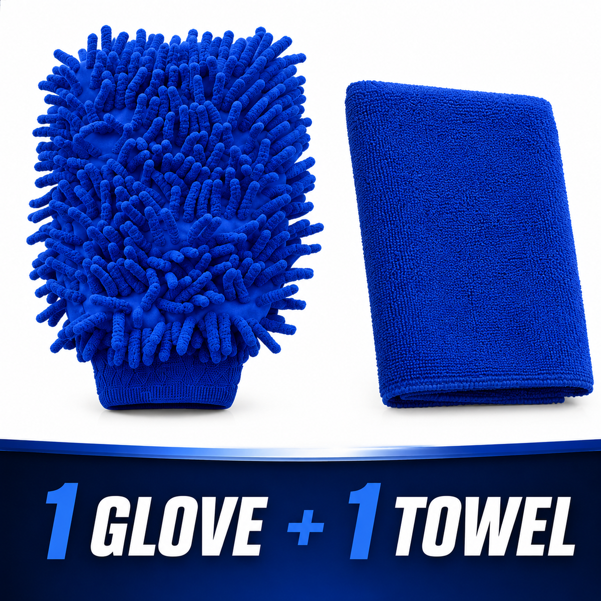 2-Piece Microfiber Car Cleaning Set
