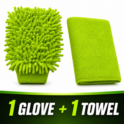 2-Piece Microfiber Car Cleaning Set
