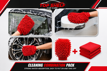 2-Piece Microfiber Car Cleaning Set