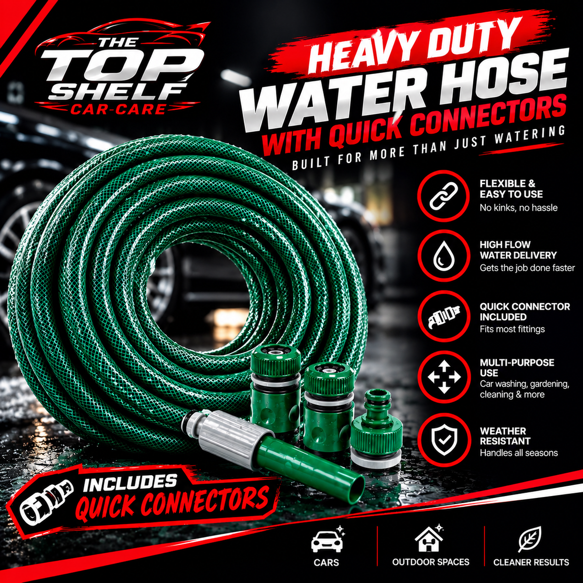 Heavy Duty Water Hose Quick Connectors